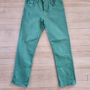MOTHER Green Denim Pants
